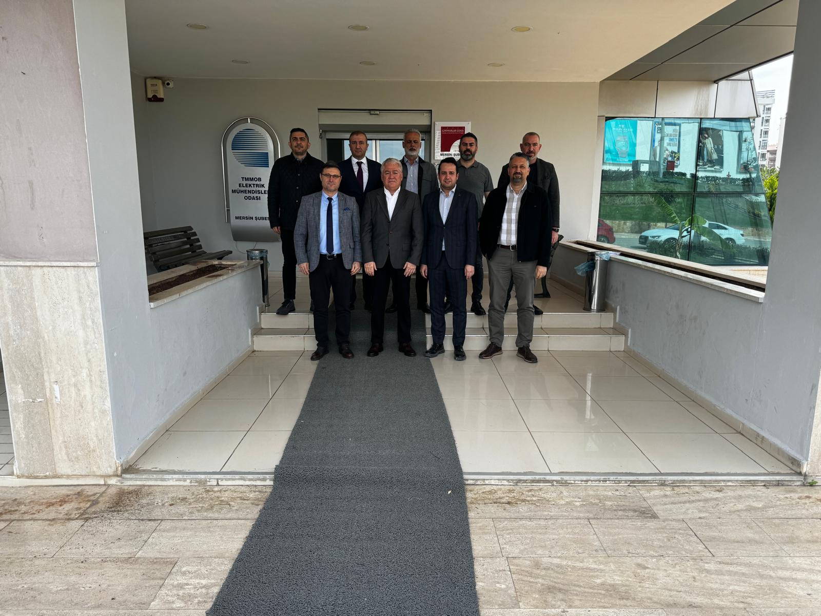 Mersin Beşiktaşlılar Derneği’nden Mersin İç Mimarlar Odası’na Ziyaret