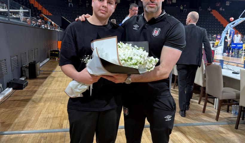 Basketbol Takımımıza Mac Önceçi Ziyaret